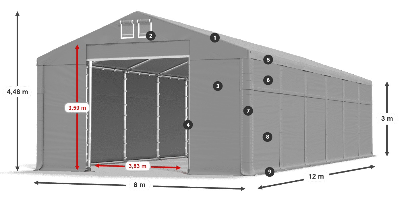 MFR 620 PVC legenda 3 m