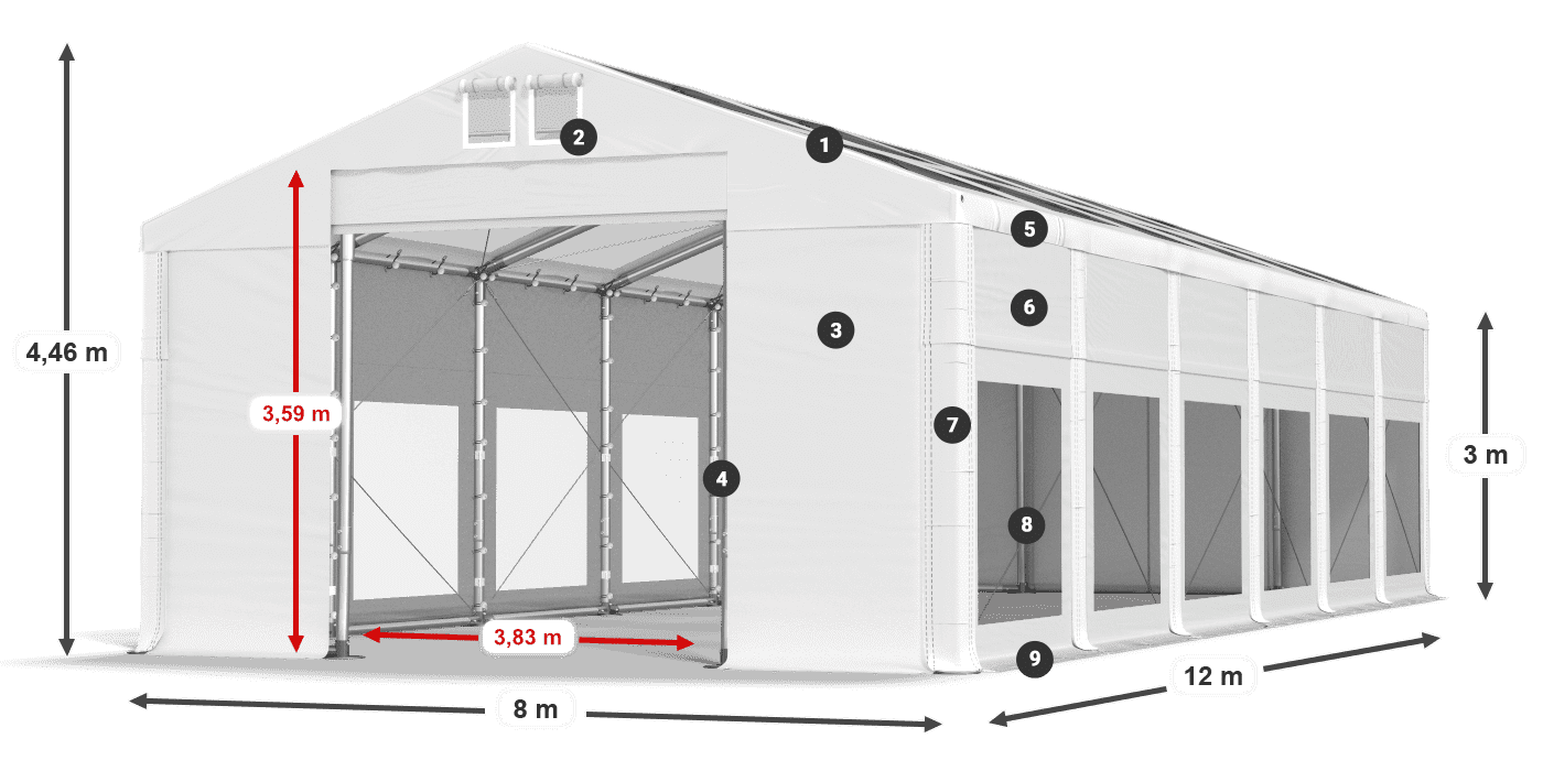 IMST 580 PVC legenda 3 m