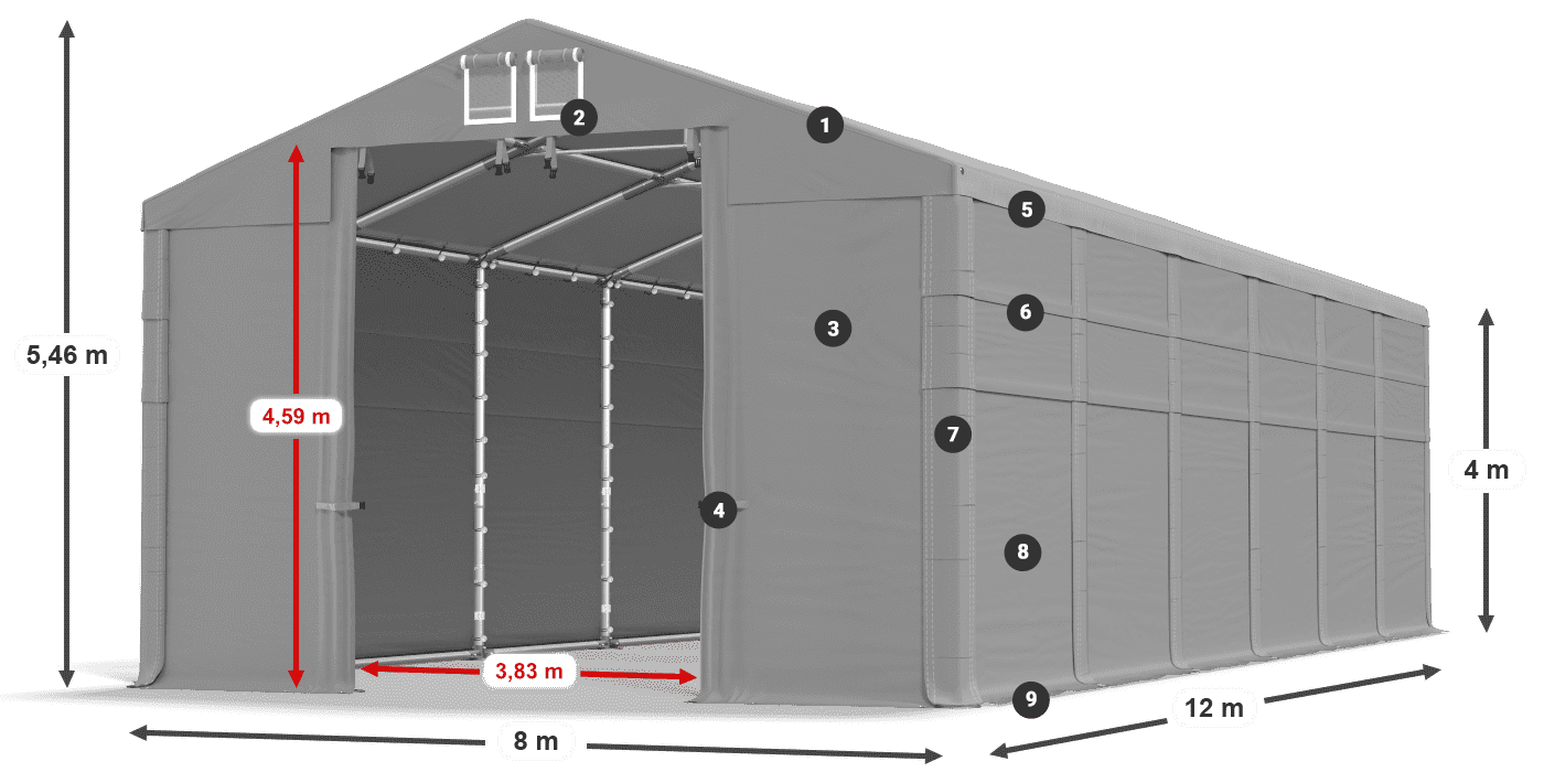 MFR 620 PVC legenda 4 m