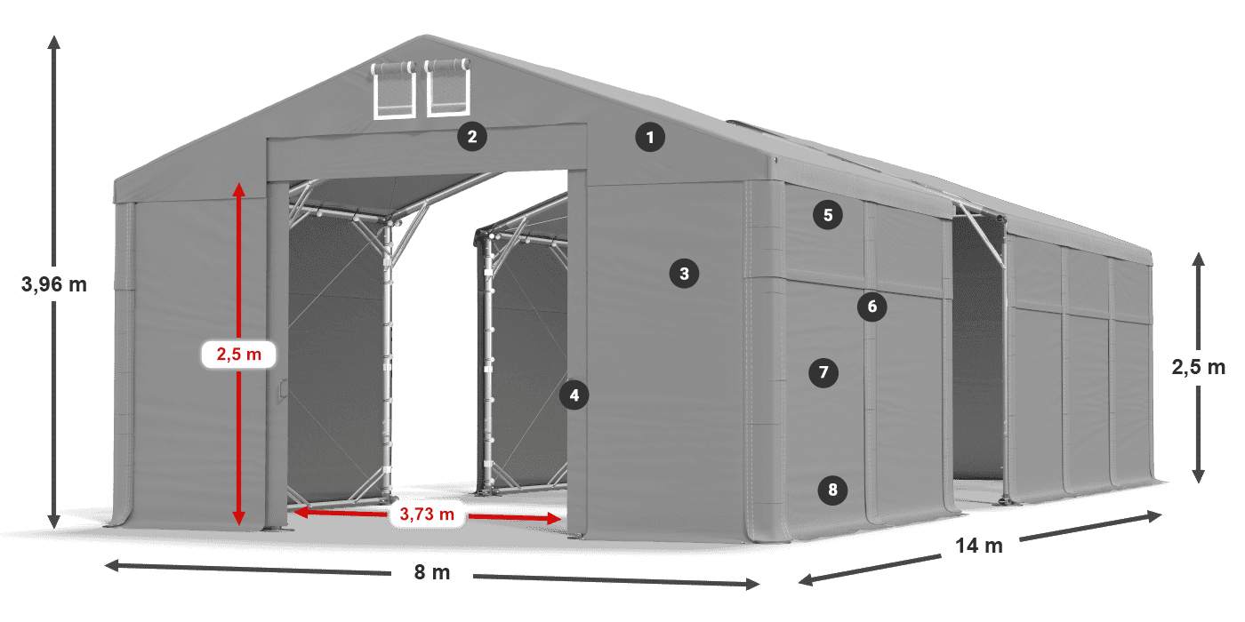 MFR 620 PVC legenda 2,5 m