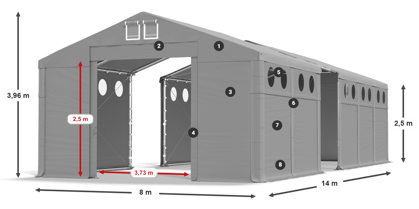 MFRO 620 PVC legenda 2,5 m