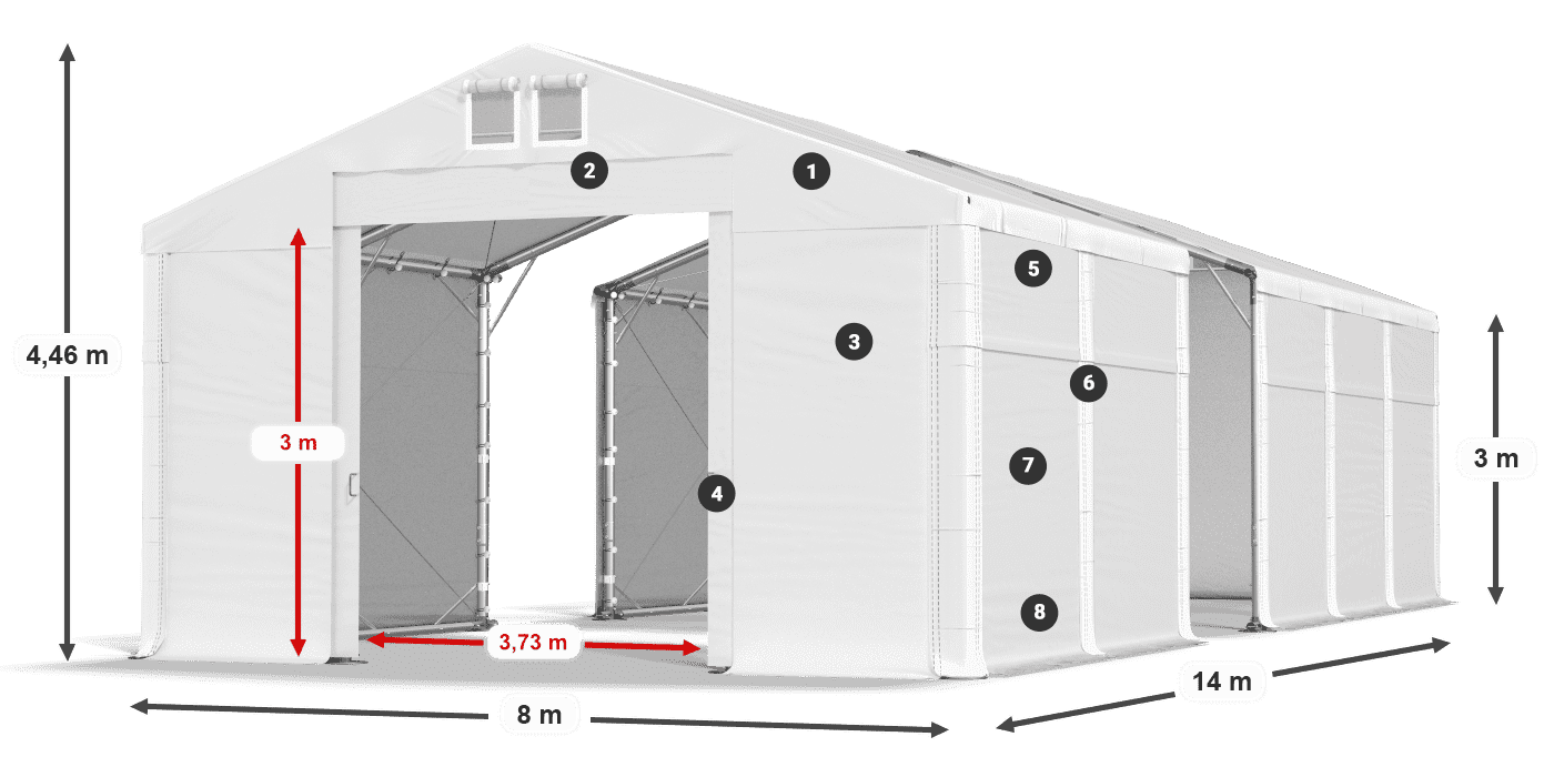 MFR 620 PVC legenda 3 m