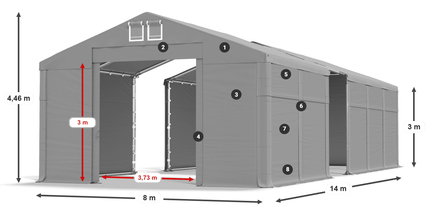 MFR 620 PVC legenda 3 m