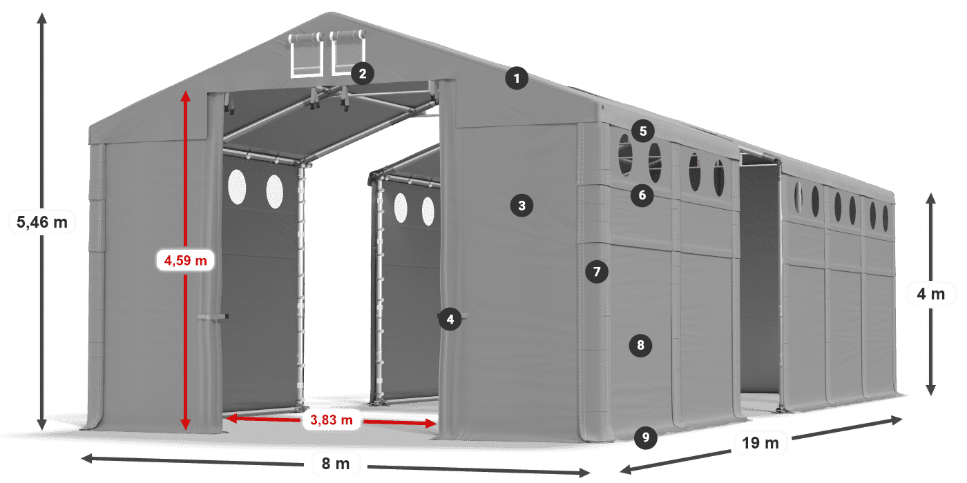 MFRO 620 PVC legenda 4 m