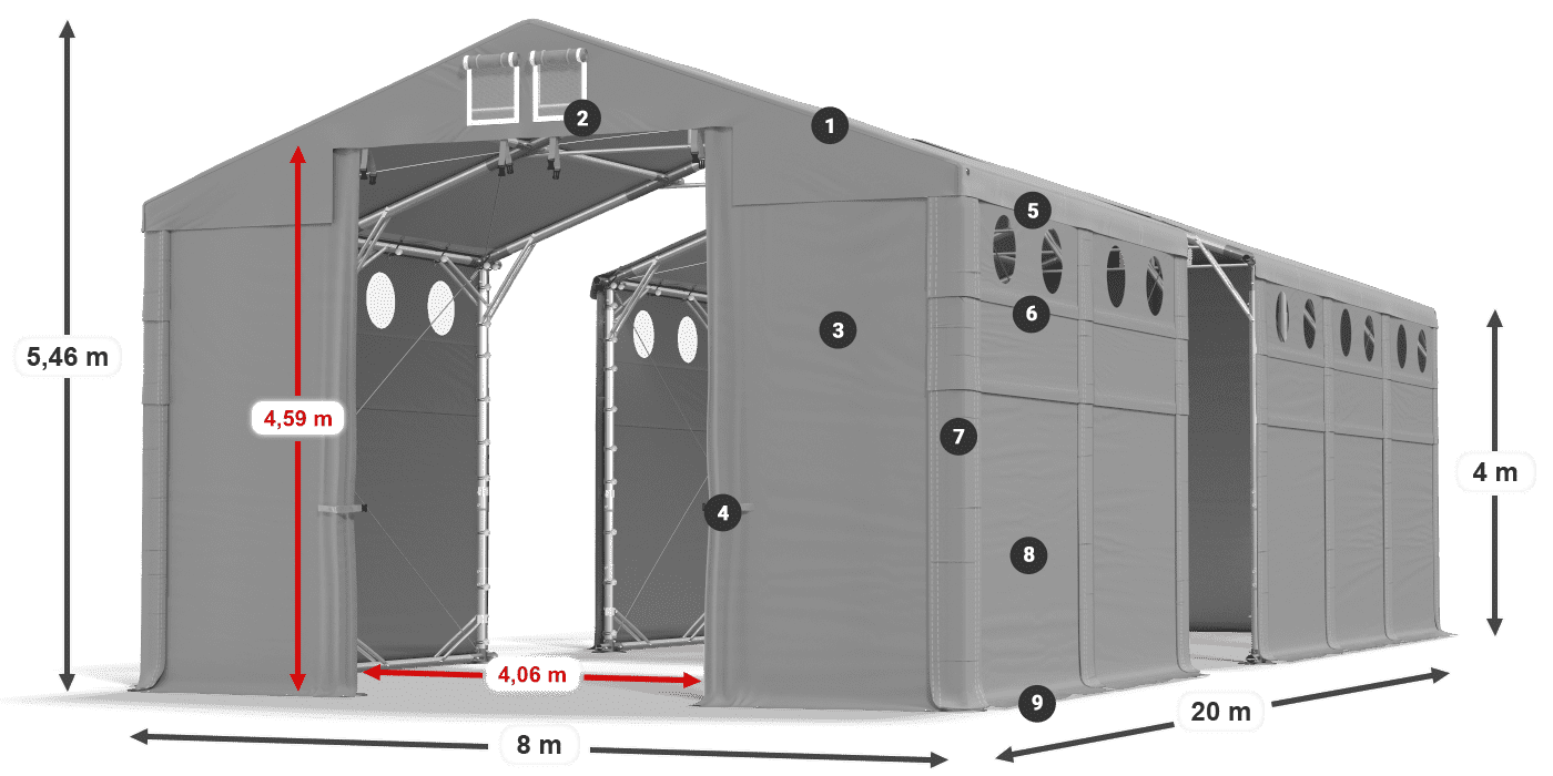 MFRO 620 PVC legenda 4 m