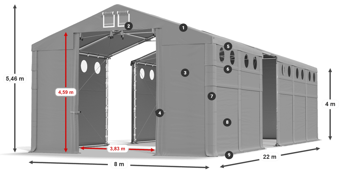 MFRO 620 PVC legenda 4 m