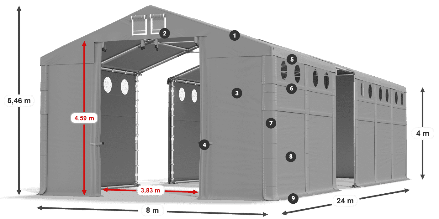 MFRO 620 PVC legenda 4 m