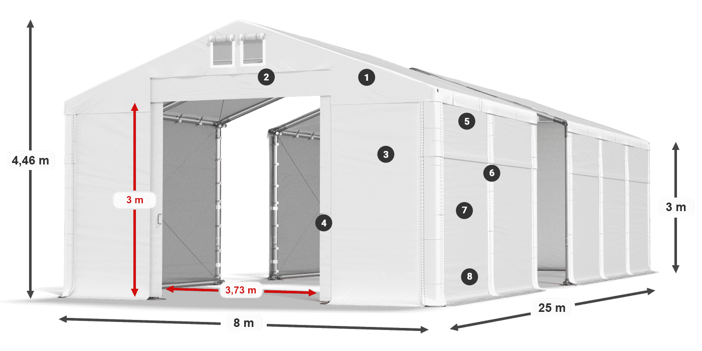 MFR 620 PVC legenda 3 m