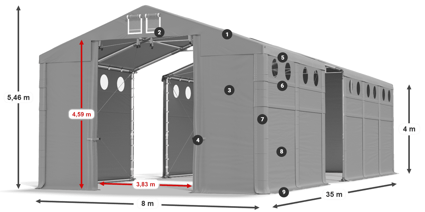 MFRO 620 PVC legenda 4 m