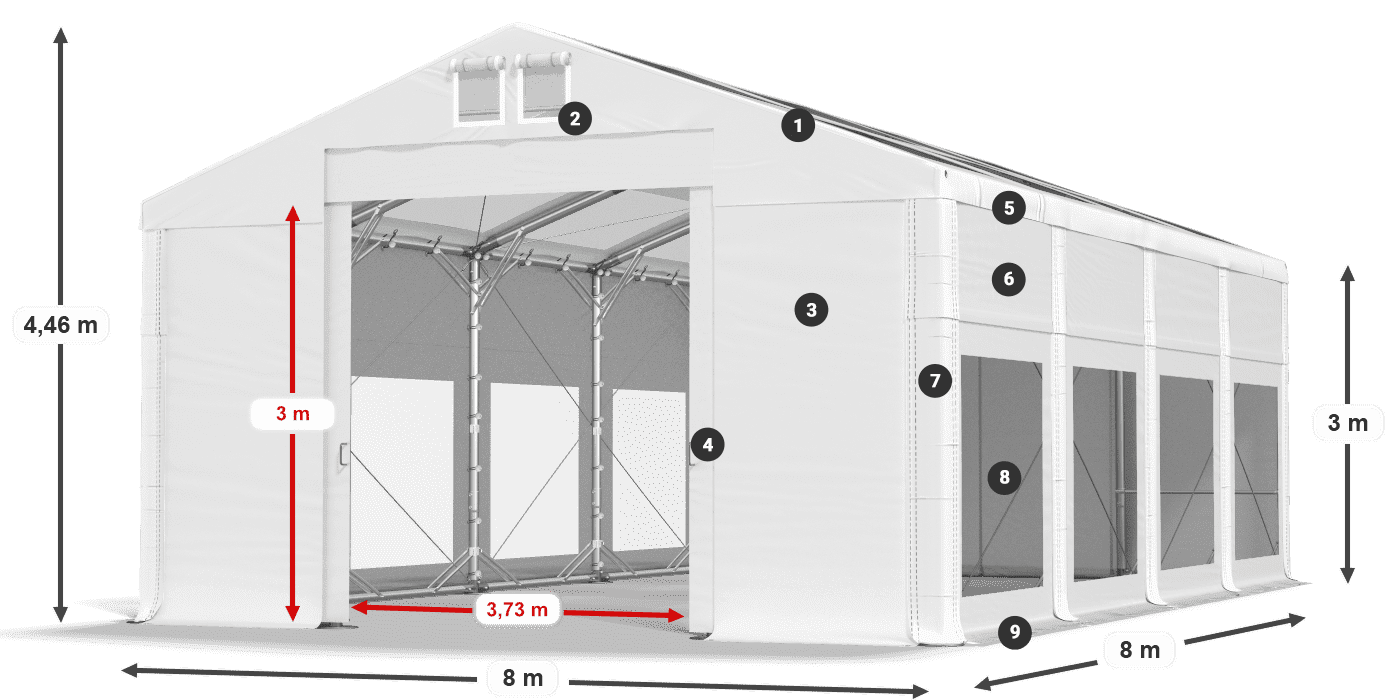 IMST 580 PVC legenda 3 m