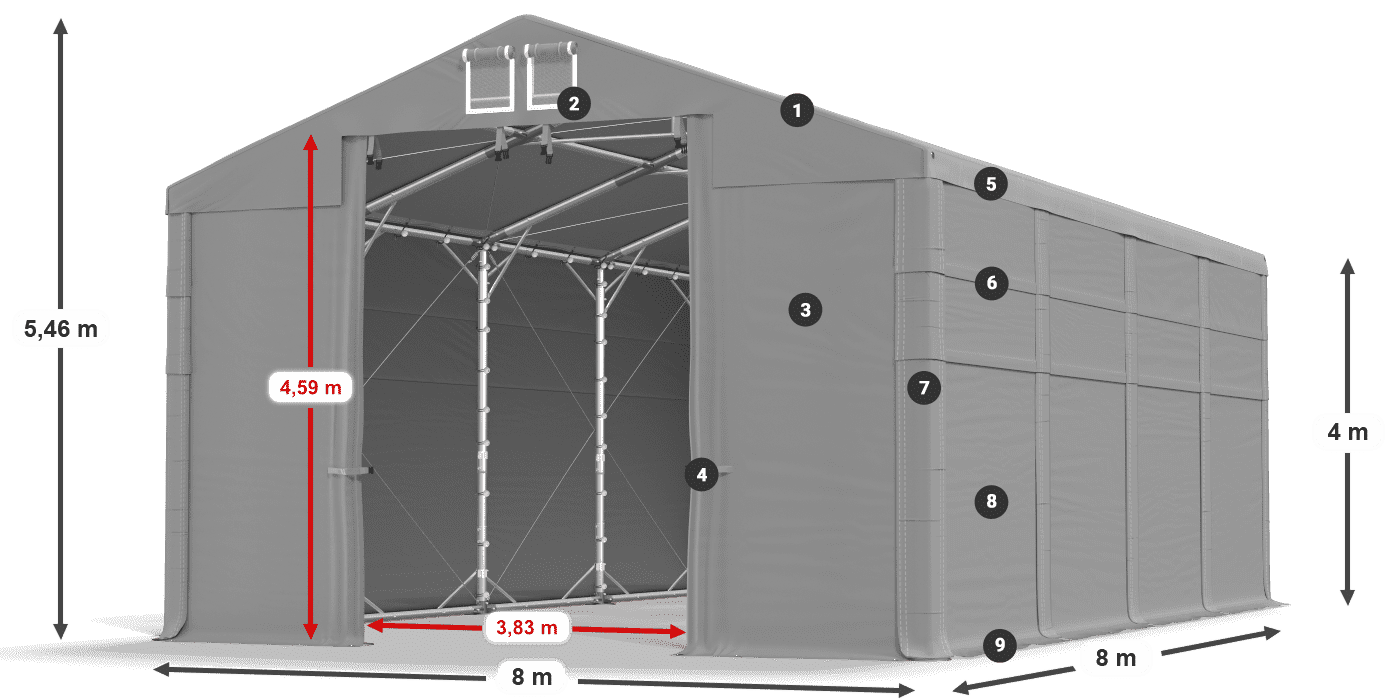 MFR 620 PVC legenda 4 m