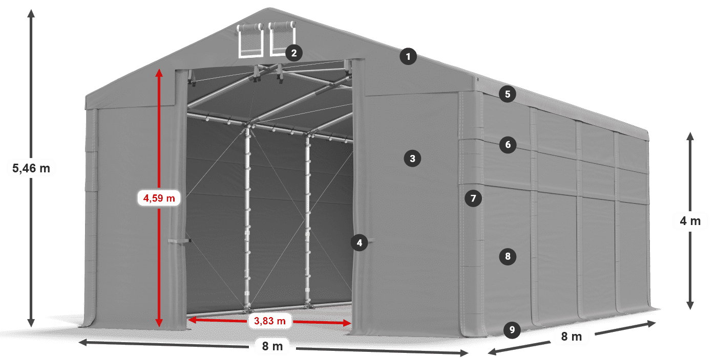 MFR 620 PVC legenda 4 m
