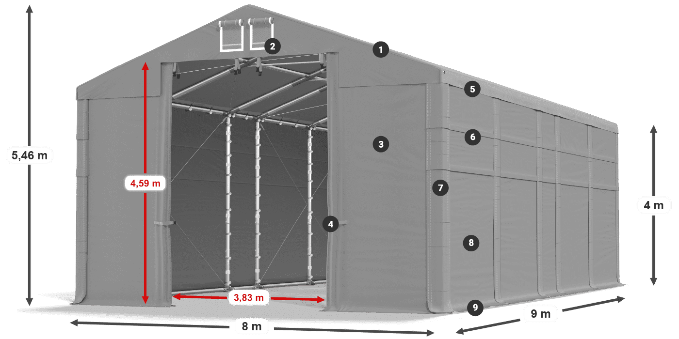 MFR 620 PVC legenda 4 m