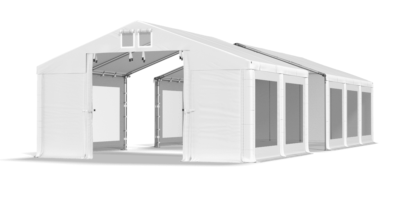 Brána stanu otvorená