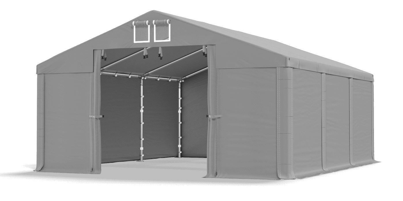 Brána stanu otvorená