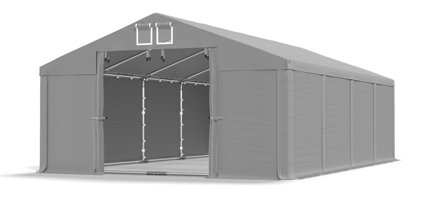 Brána stanu otvorená