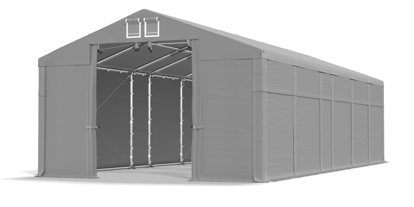 Brána stanu otvorená