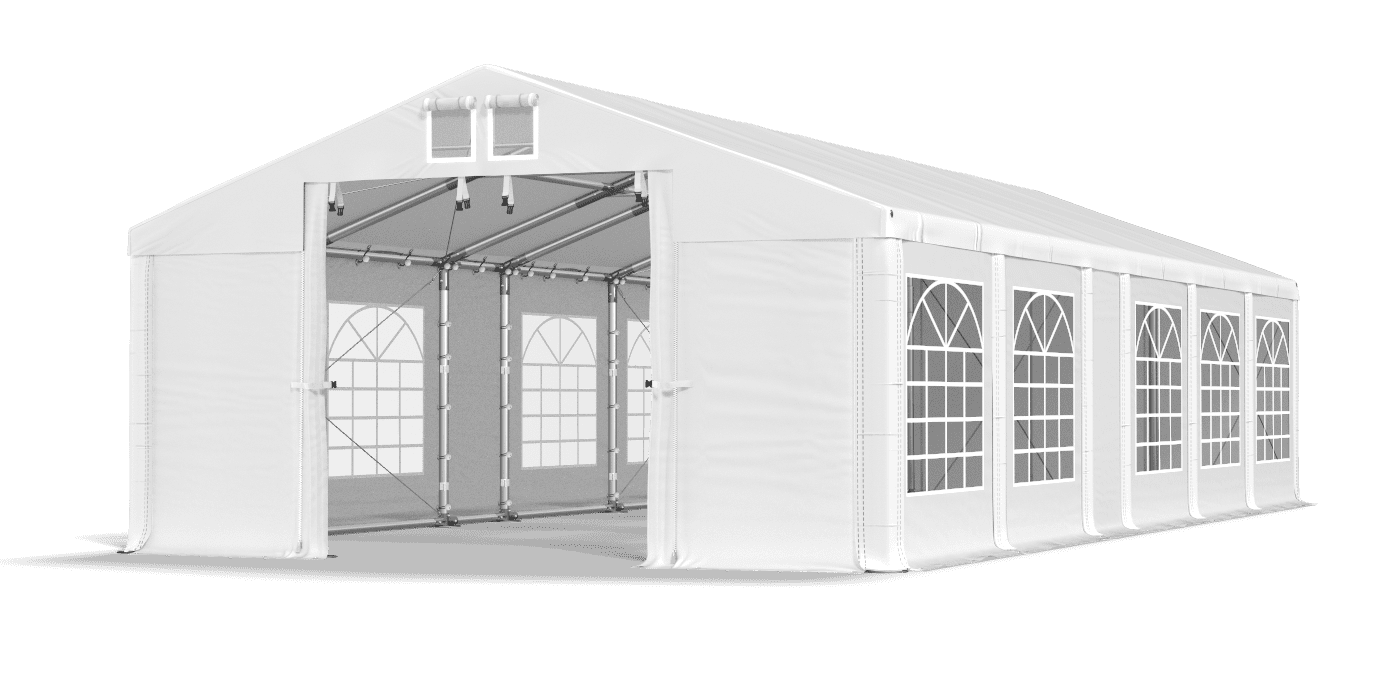 Brána stanu otvorená