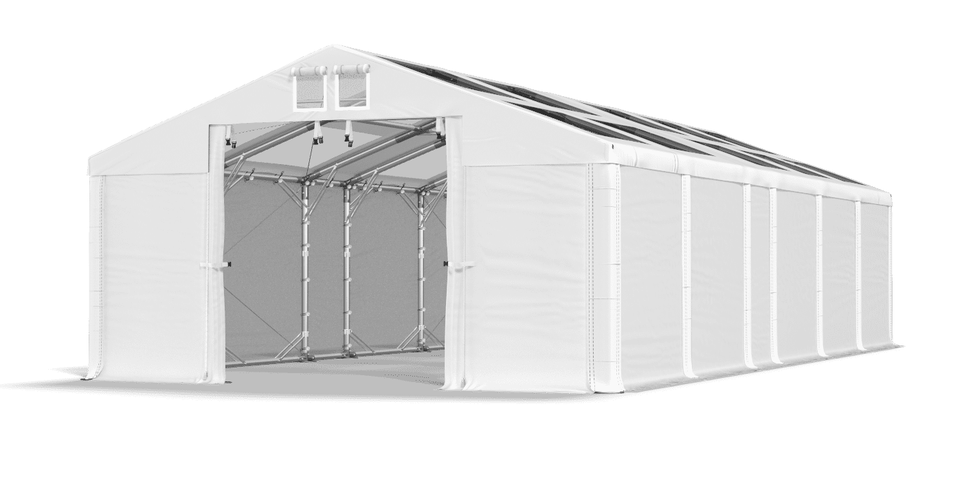 Brána stanu otvorená