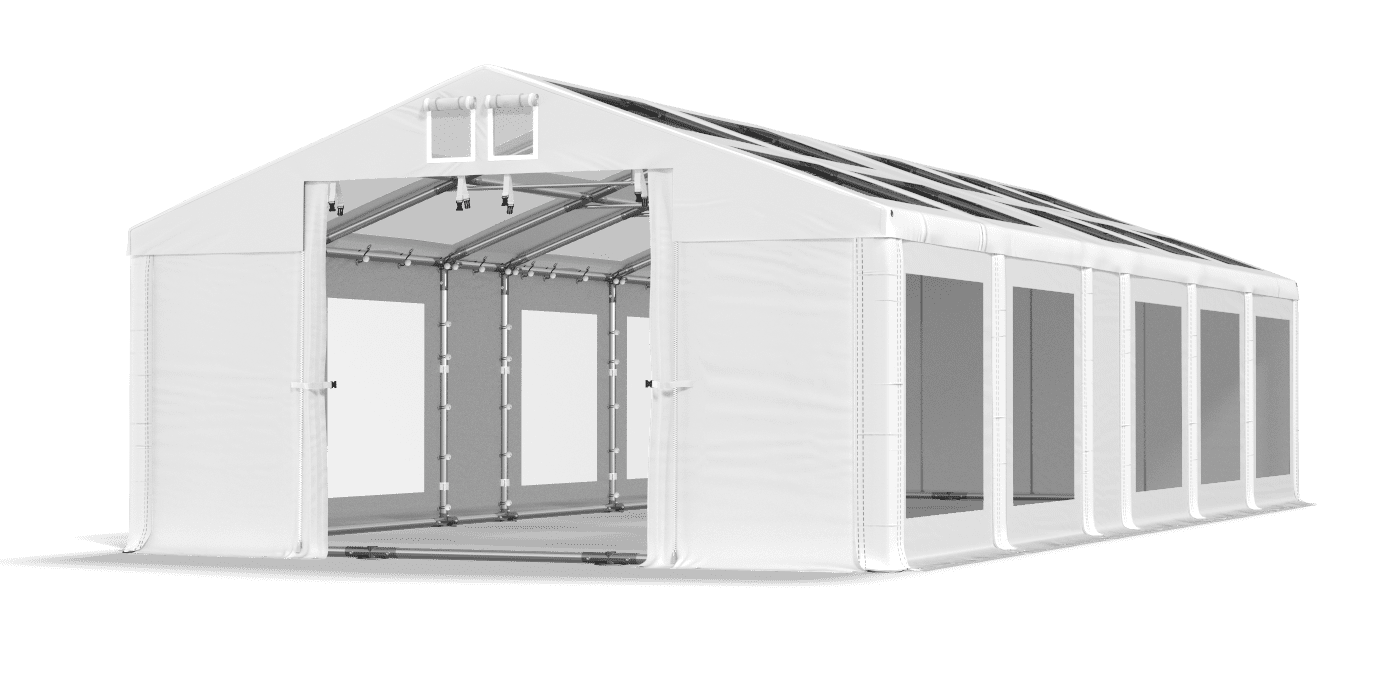 Brána stanu otvorená