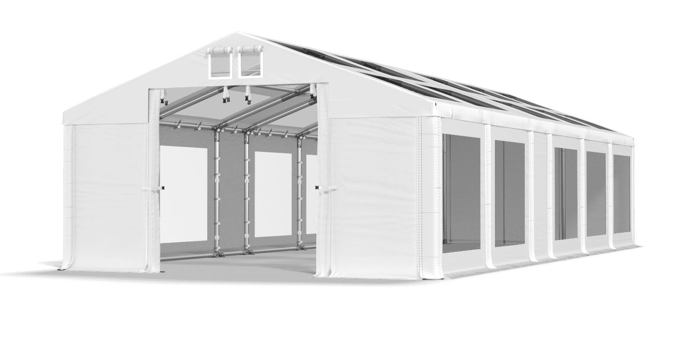 Brána stanu otvorená