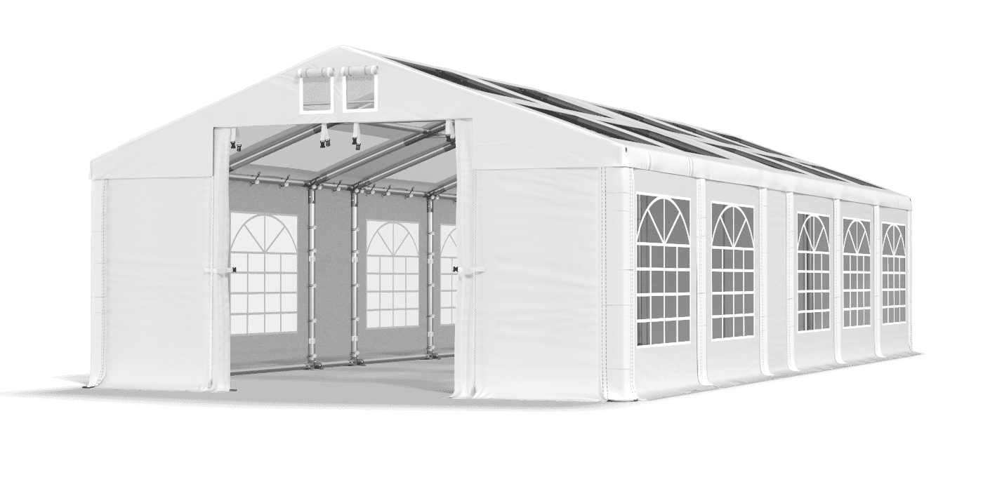 Brána stanu otvorená