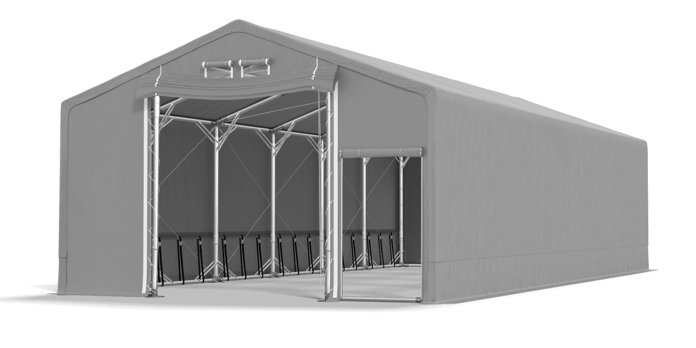 Brána stanu otvorená