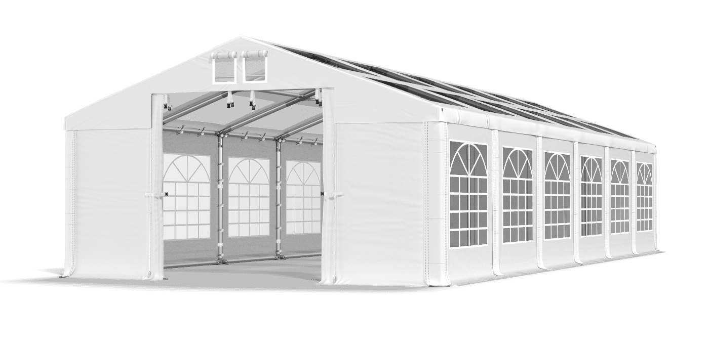 Brána stanu otvorená