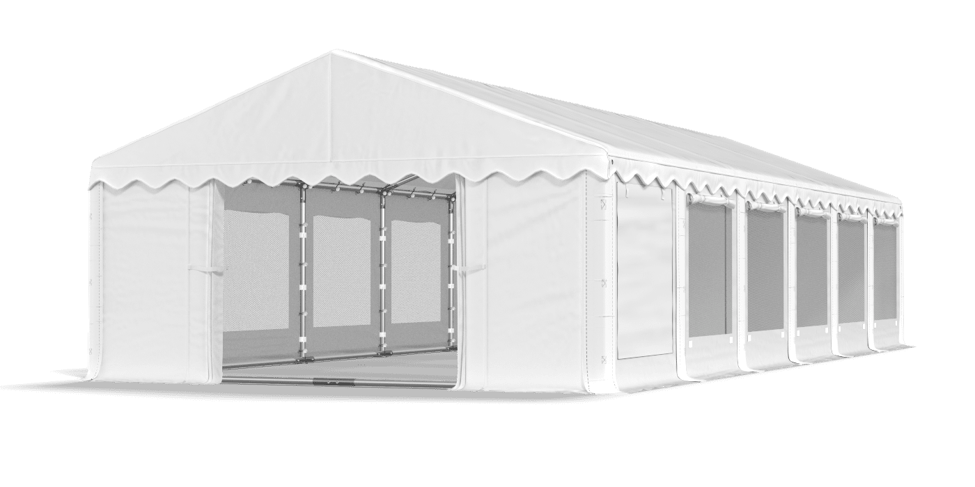 Brána stanu otvorená