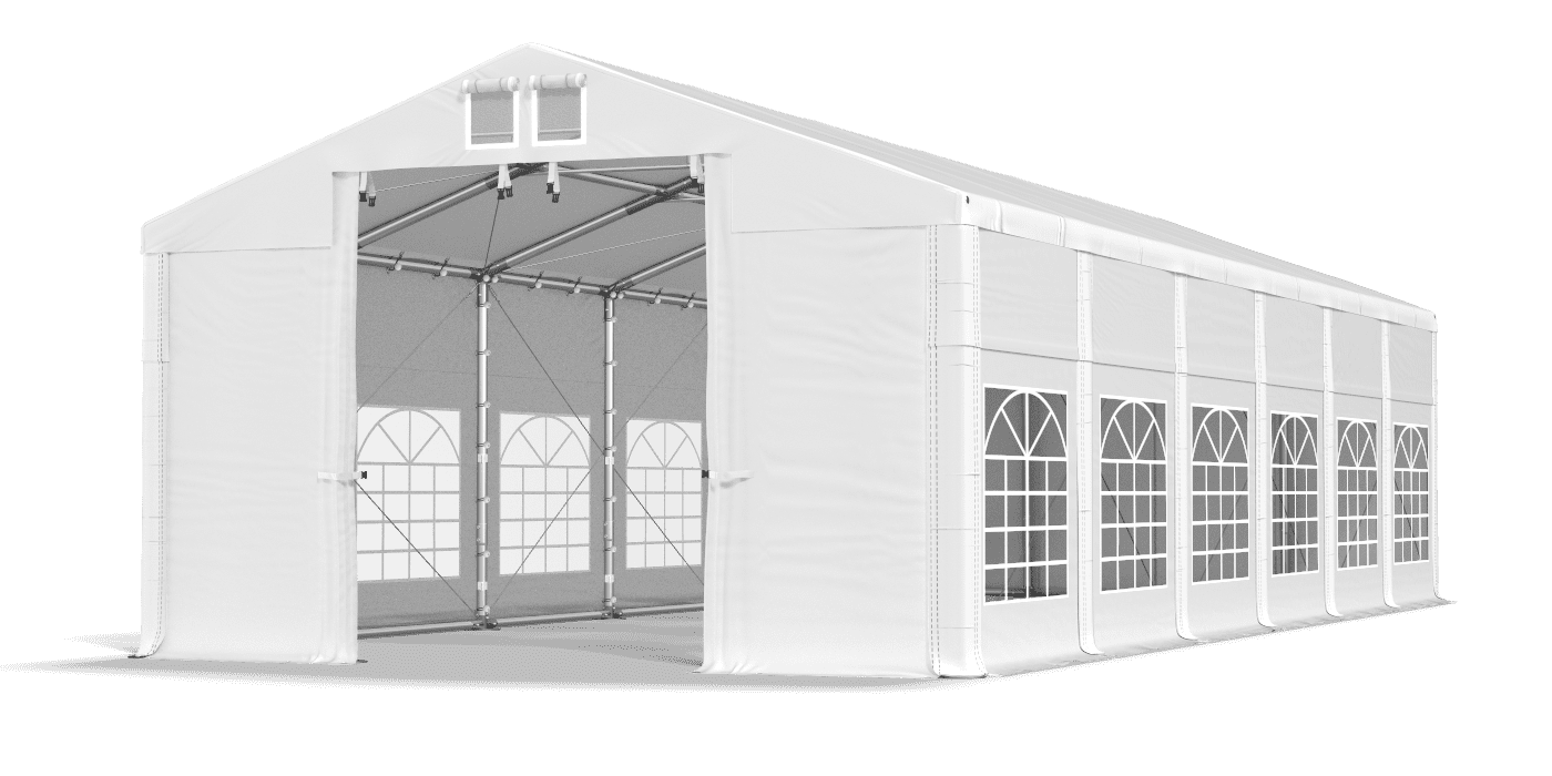 Brána stanu otvorená