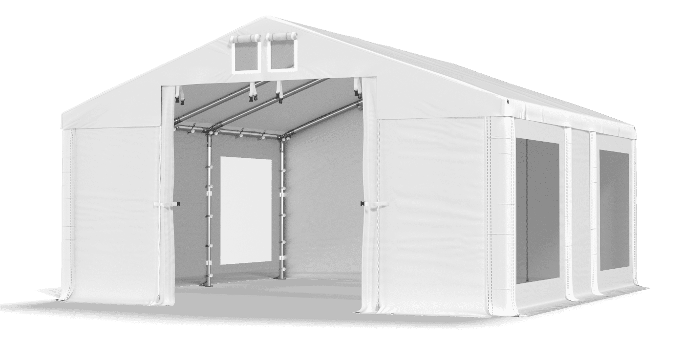 Brána stanu otvorená