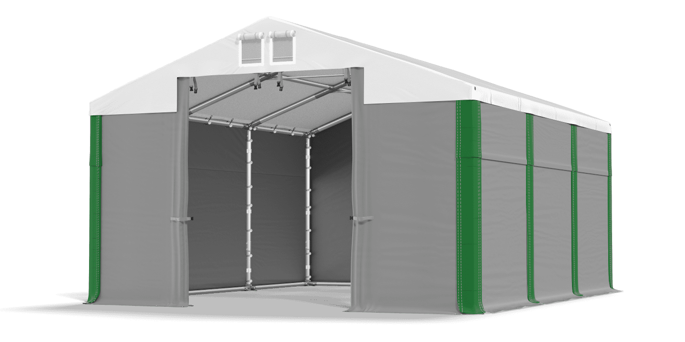 Brána stanu otvorená