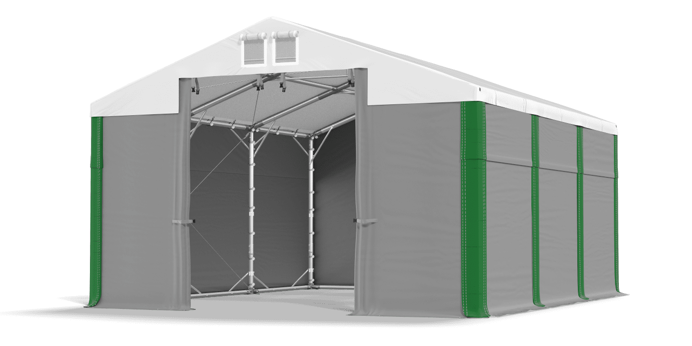 Brána stanu otvorená