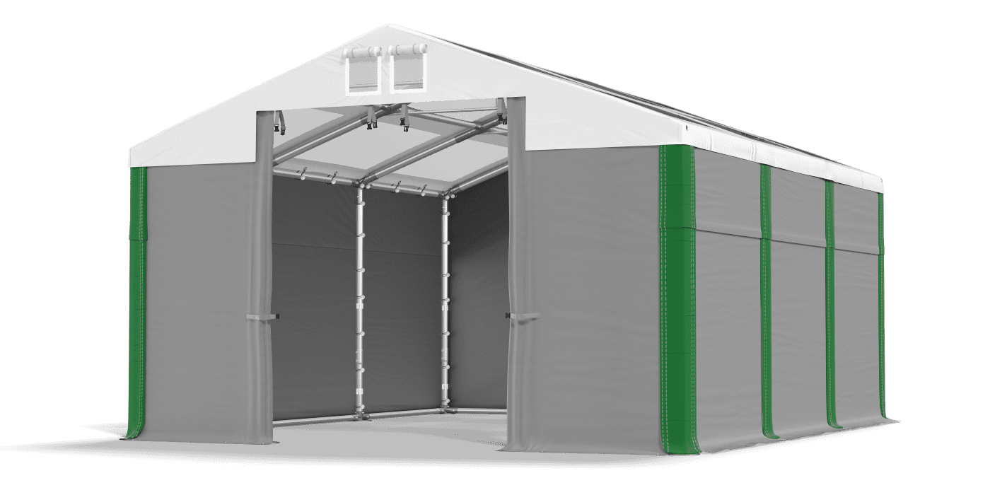 Brána stanu otvorená