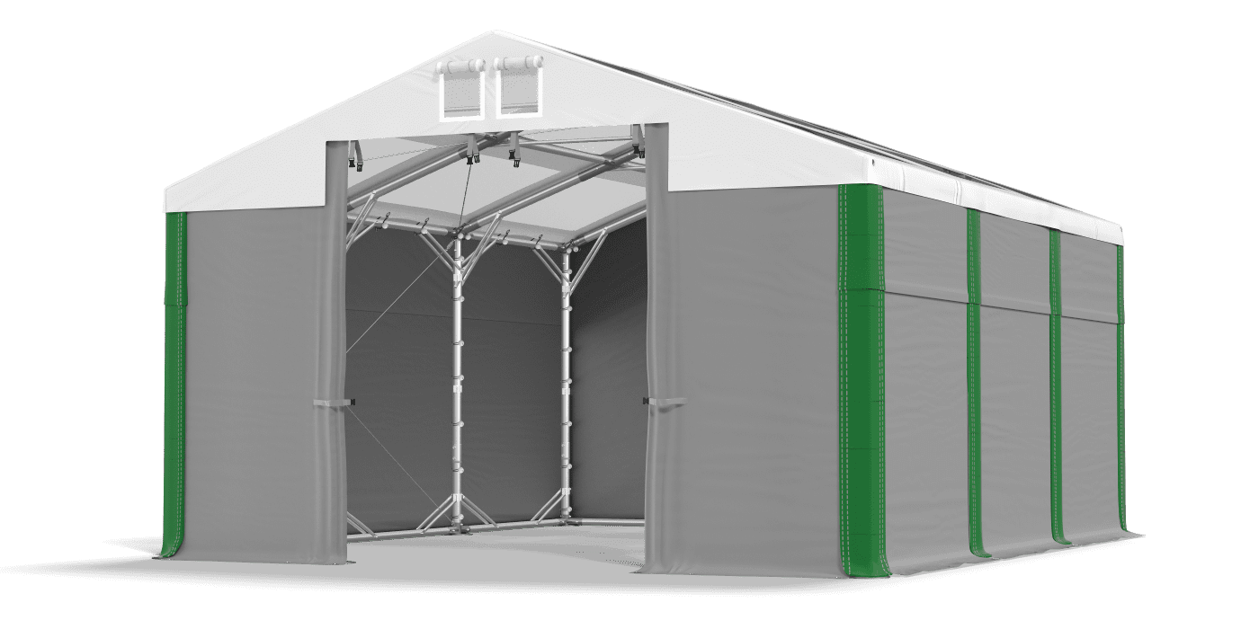 Brána stanu otvorená