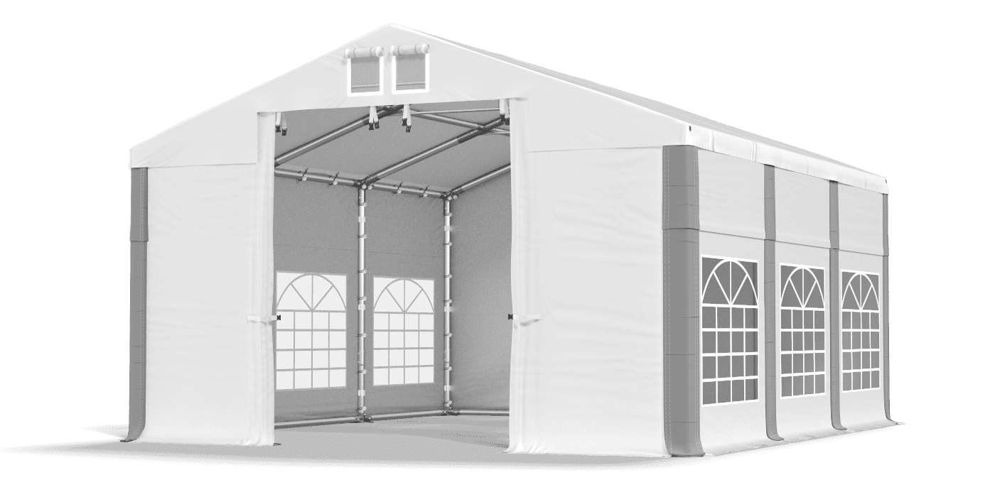 Brána stanu otvorená