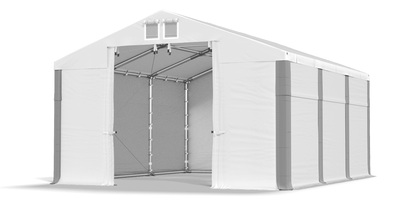 Brána stanu otvorená