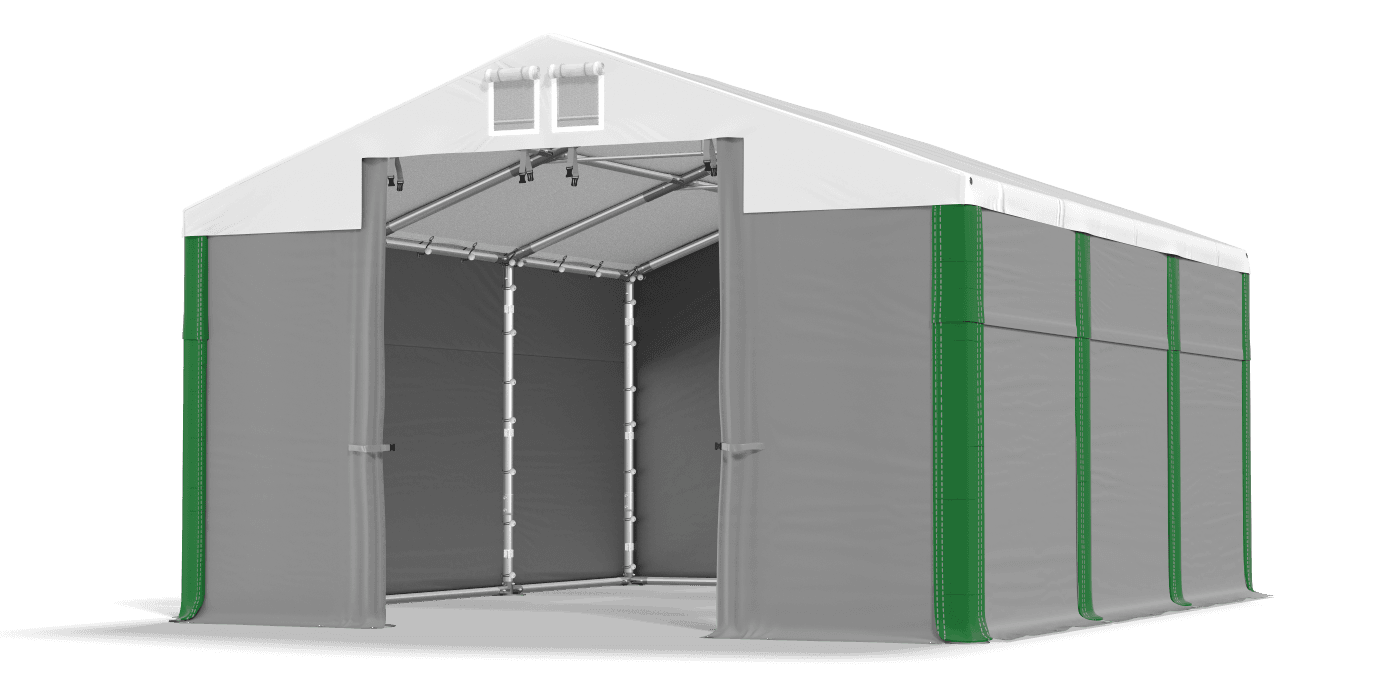 Brána stanu otvorená