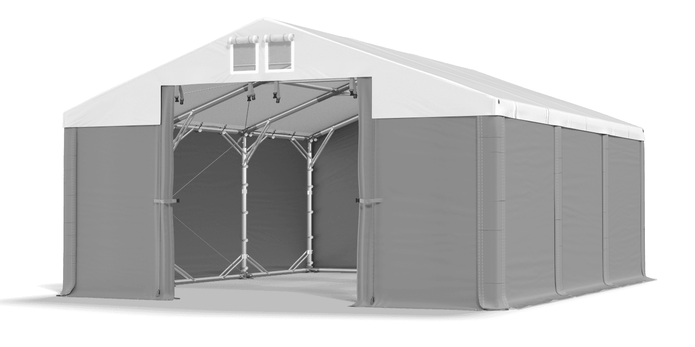 Brána stanu otvorená