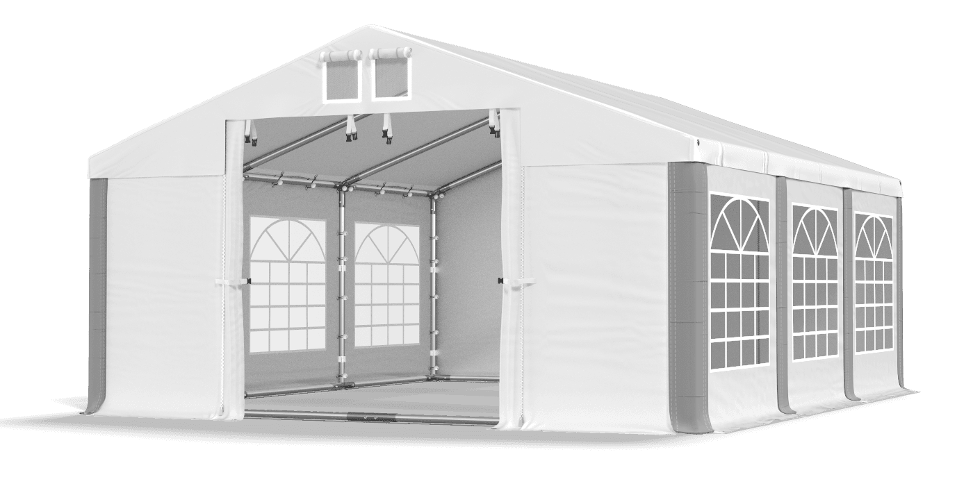 Brána stanu otvorená