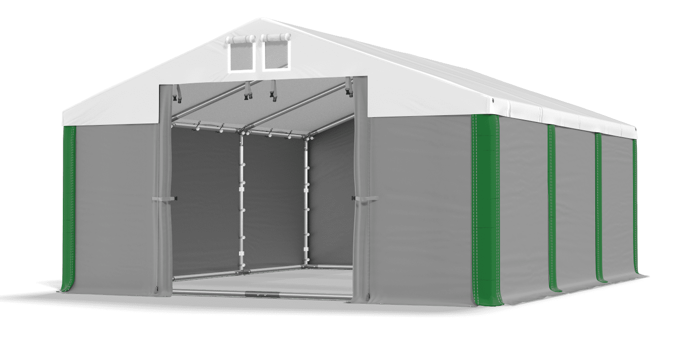 Brána stanu otvorená