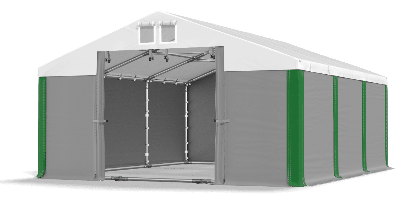 Brána stanu otvorená