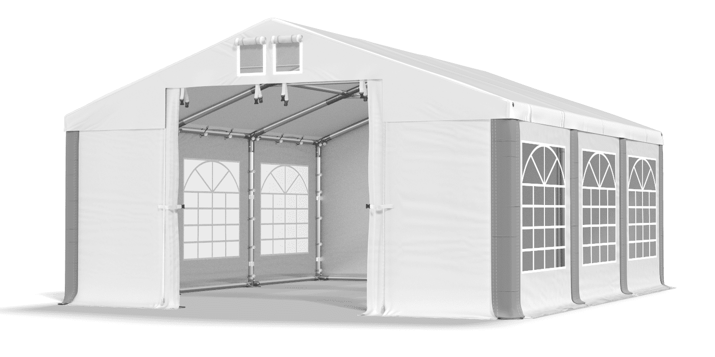 Brána stanu otvorená