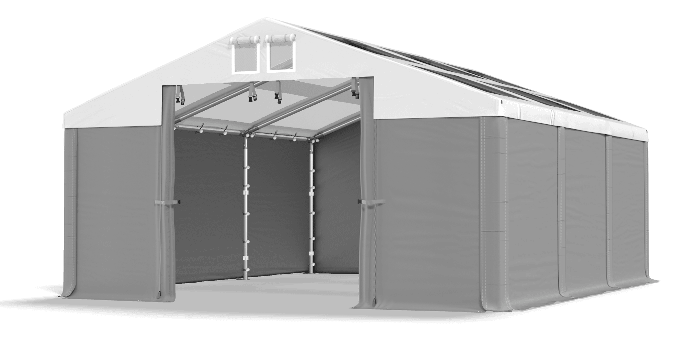 Brána stanu otvorená