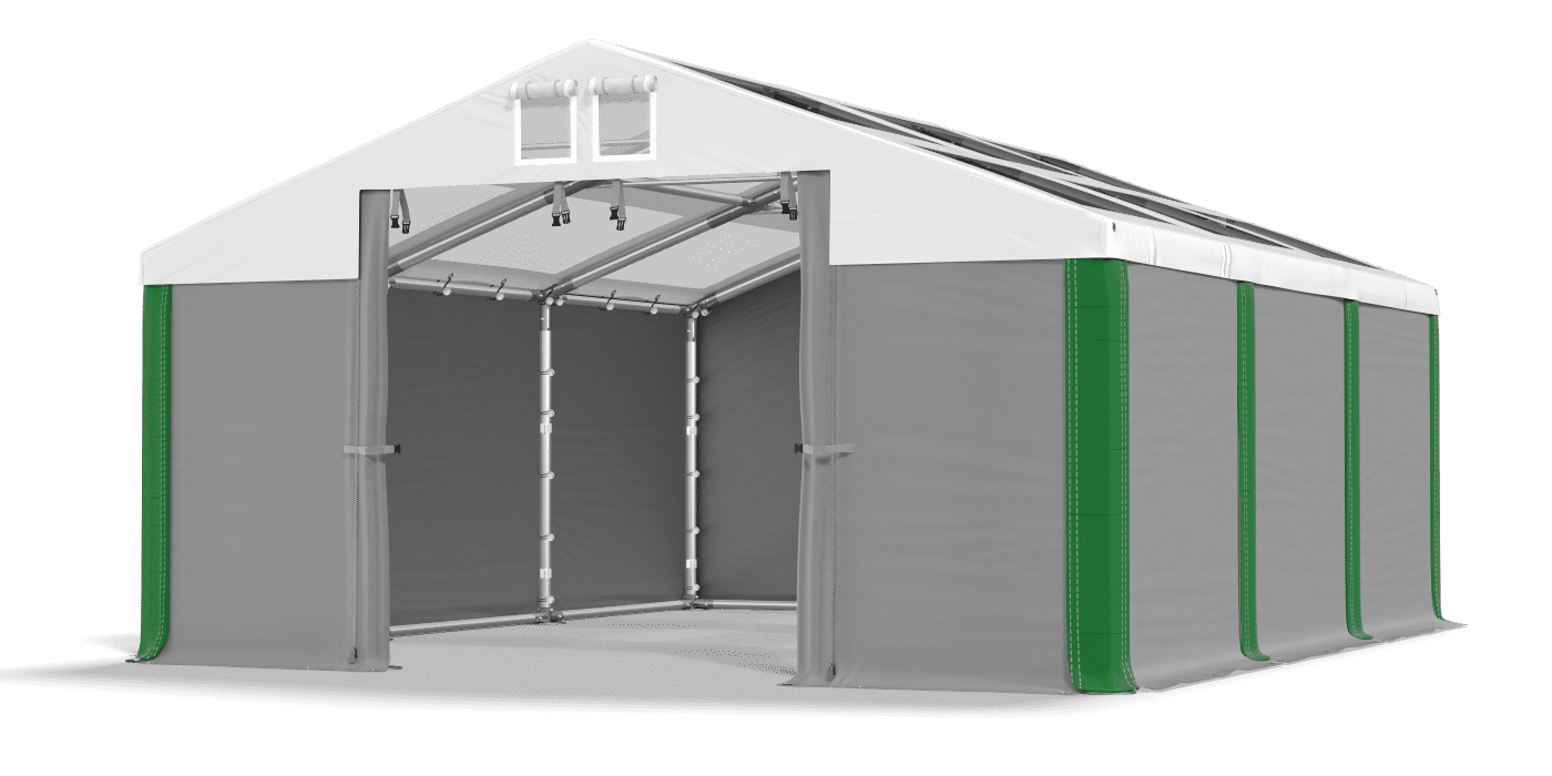 Brána stanu otvorená