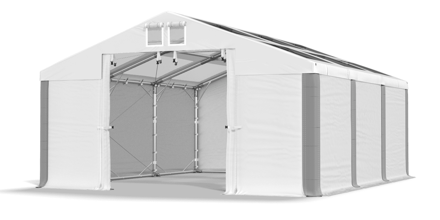 Brána stanu otvorená