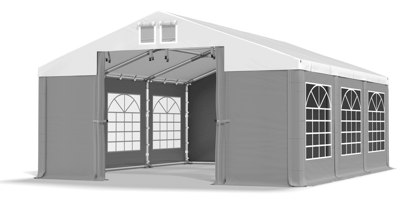 Brána stanu otvorená