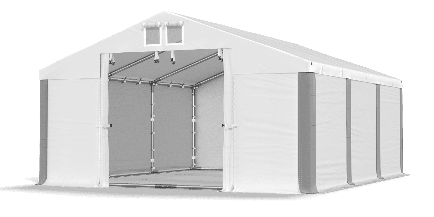 Brána stanu otvorená