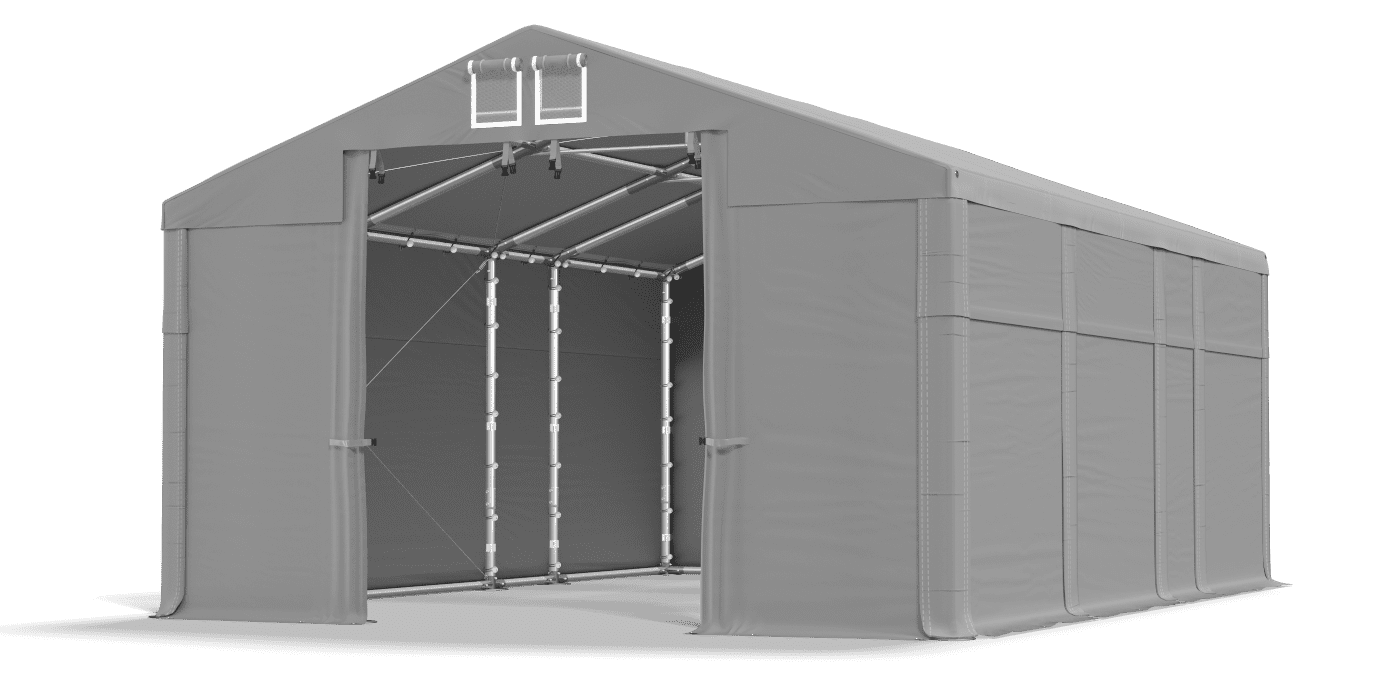 Brána stanu otvorená