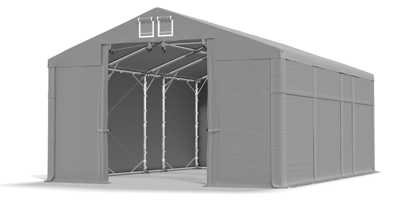 Brána stanu otvorená